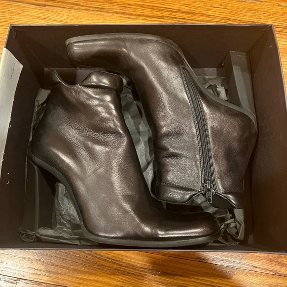 Prada Calzature Donna black leather boots in pelle - Picture 1 of 6